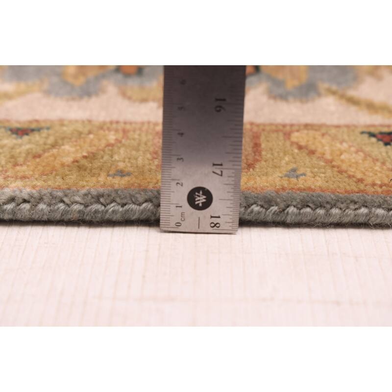 ECARPETGALLERY Hand-knotted Jules Serapi Light Denim Blue Wool Rug - 8'11 x 11'11