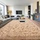 preview thumbnail 9 of 52, Living Room Bedroom Super Soft Pile Area Rug, Modern Shaggy Rugs, Non-Slip Pile Rugs for Kids 9'x12' - Beige - Rectangle