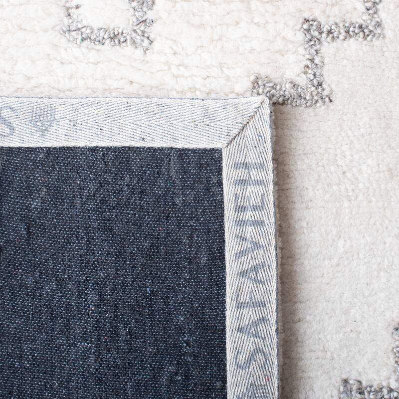 SAFAVIEH Handmade Casablanca Shag Kika Wool Rug