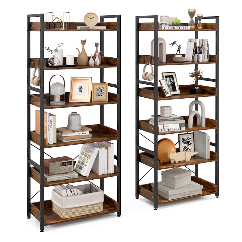Costway 5-In-1 Entryway Coat Rack Storage Shoe Bench Freestanding - 1 PC