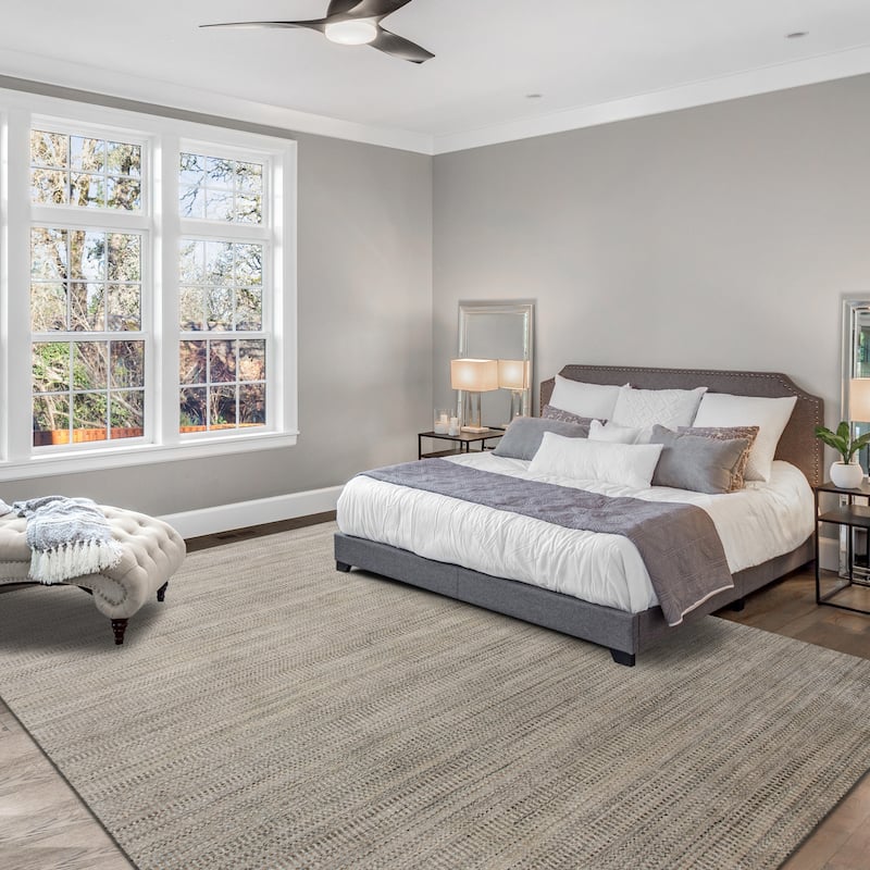 The Gray Barn Waddesdon Transitional Hand-woven Area Rug - 5' x 8' - Beige