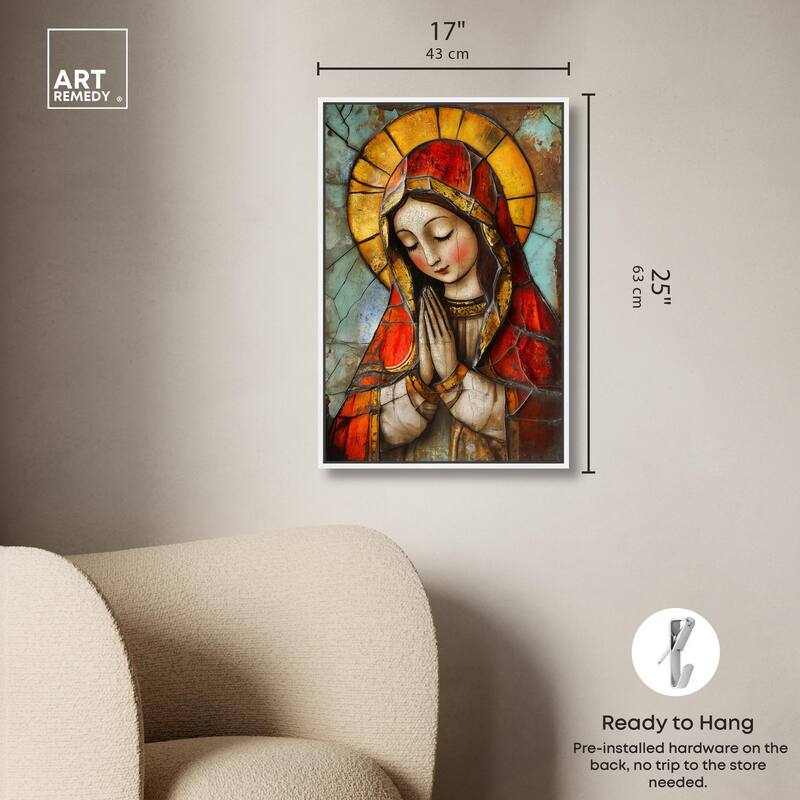 Ancient Supplication Canvas by Art Remedy