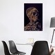 preview thumbnail 5 of 4, iCanvas "Copper Skull With Cigarette" by 5by5collective Canvas Print 40x26x0.75