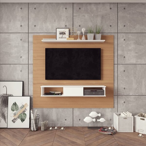 Midtown Concept Wall Mounted TV Shelf Board for 70-in TV - Bed