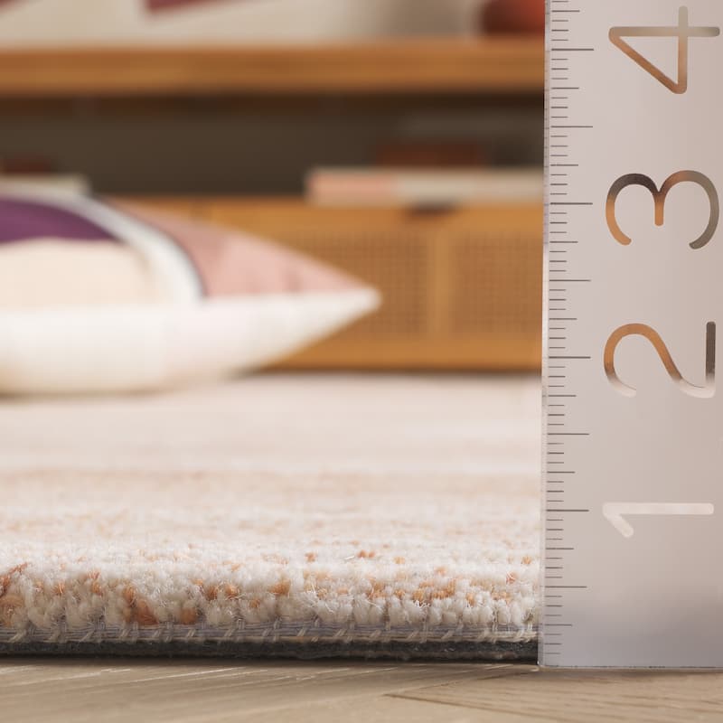 SAFAVIEH Handmade Ebony Barteldina Modern & Contemporary Wool Rug