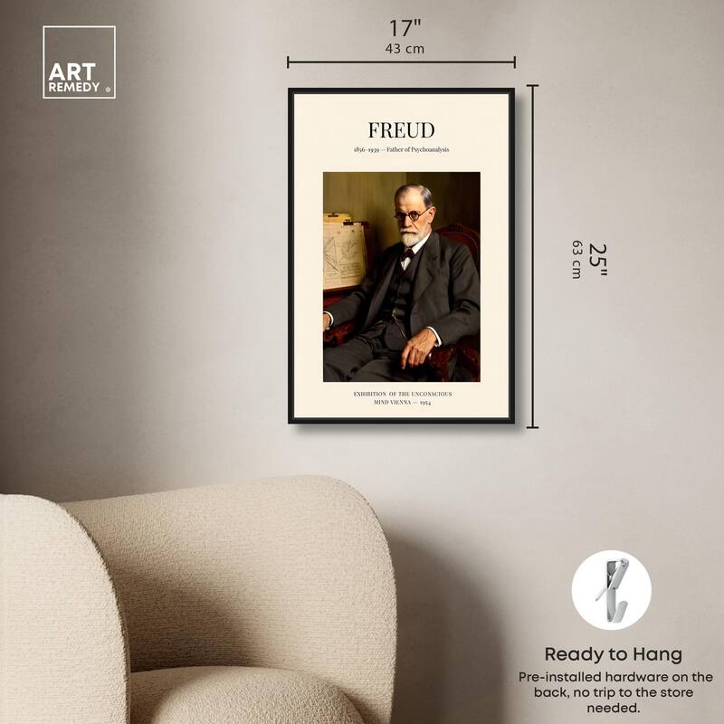 Father of Psychoanalysis Canvas by Art Remedy