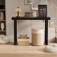 preview thumbnail 11 of 27, Modern Console Table Solid Wood for Entryway or Hallway Decor