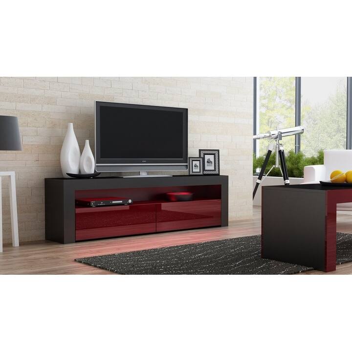 Milano Classic Modern 16-color LED 63-inch TV Stand
