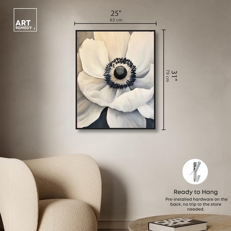 Heart of the Anemone Canvas by Art Remedy