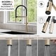 preview thumbnail 14 of 20, STYLISH Stainless Steel Single Handle Pull Out Dual Mode Kitchen Sink Faucet