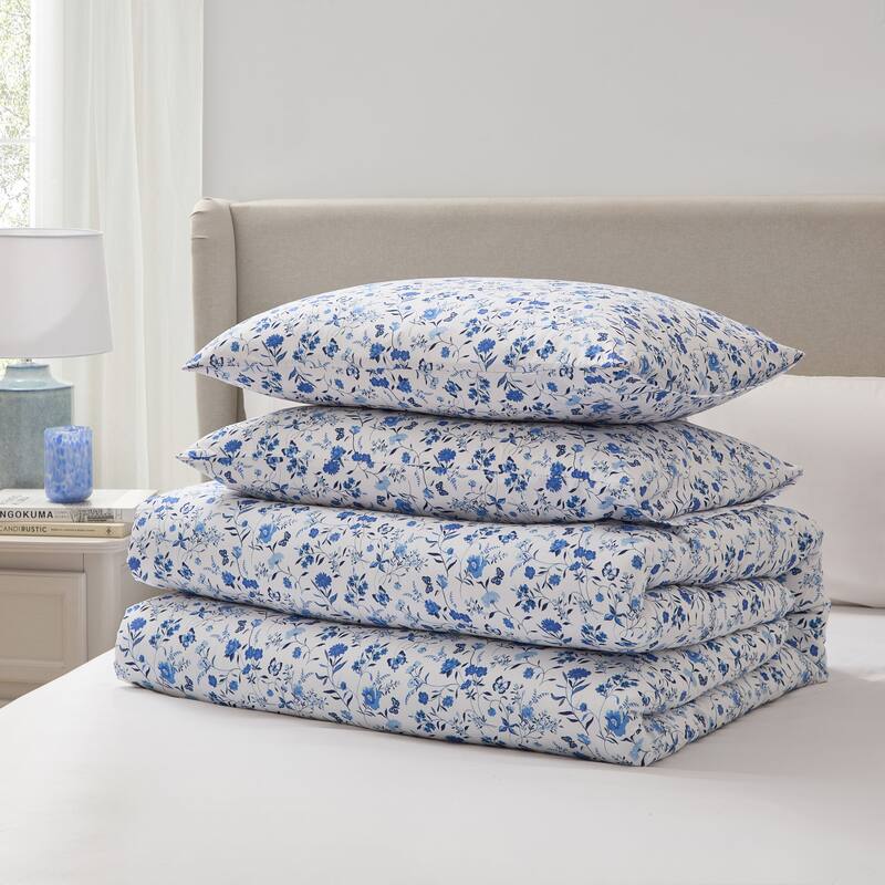 Empyrean Modern Comforter - 3 Piece Floral