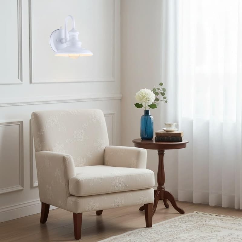 E26 Sconce wall light white wall light fixture metal wall mount lamp