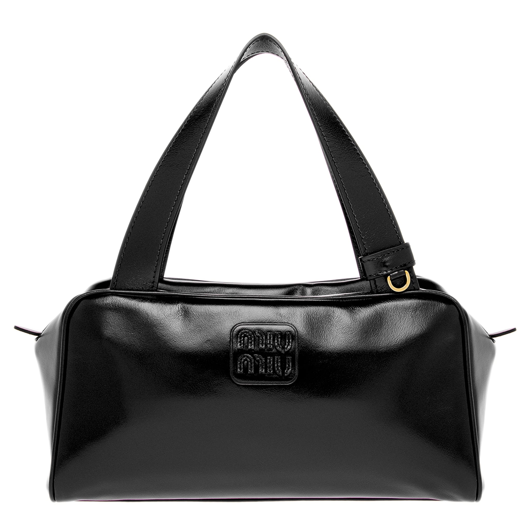 Miu Miu Leather Top Handle Bag
