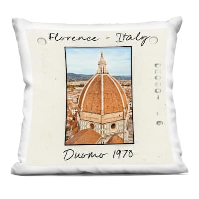 Stupell Florence Italy Travel View Decorative Printed Throw Pillow Design by Val Rhodes