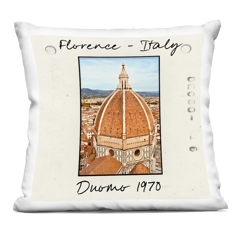 Stupell Florence Italy Travel View Decorative Printed Throw Pillow Design by Val Rhodes
