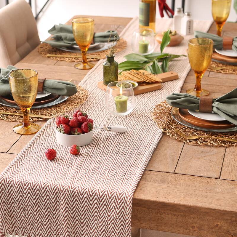 Chevron Handloom Table Runner