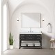 preview thumbnail 2 of 40, Lexora Norwalk Bath Vanity, Carrara Marble Top, Faucet Set, and Mirror