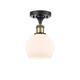 Option Matte White / Black Antique Brass