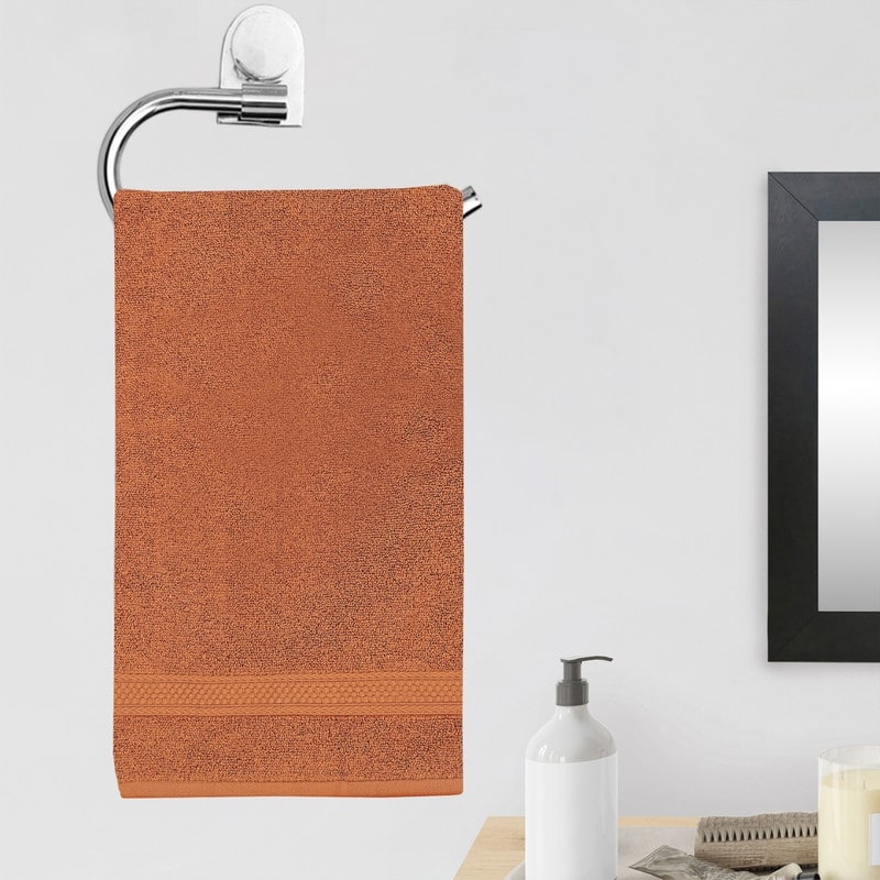A1HC Hand Towel 6 Piece Set, 500 GSM Duet Technology 100% Ring Spun Cotton, Ultra Soft, Quick Dry, (16"x28")