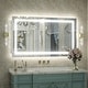 preview thumbnail 108 of 118, KIOTEE Super Bright Anti-fog LED Bathroom Mirror with Backlit and Front Lighting 3-Year Warranty 40x24