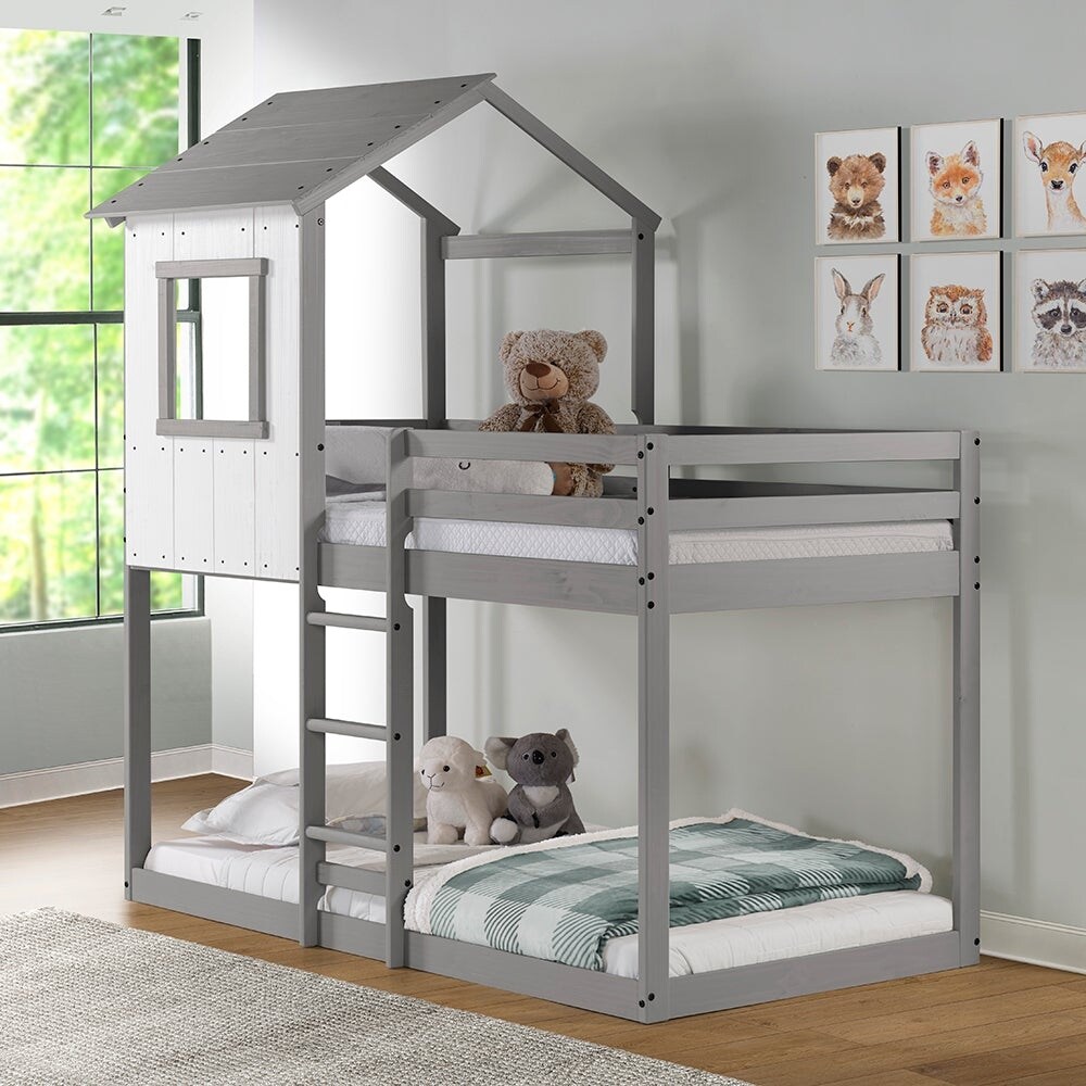 Tree House Bunk Bed - Overstock - 34644200