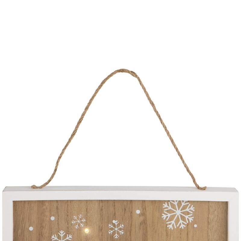 Lighted "This Is As Merry As It Gets" Christmas Wall Sign - 13.75"