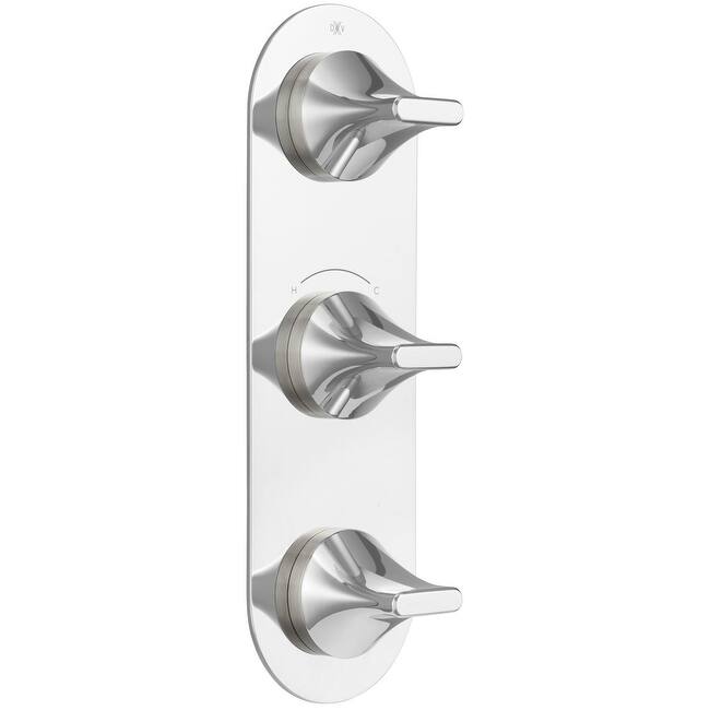 DXV DXV Modulus Dual Function Thermostatic Valve Trim Only with Triple - Polished Chrome