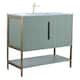 Option Mint Green - Brass Hardware