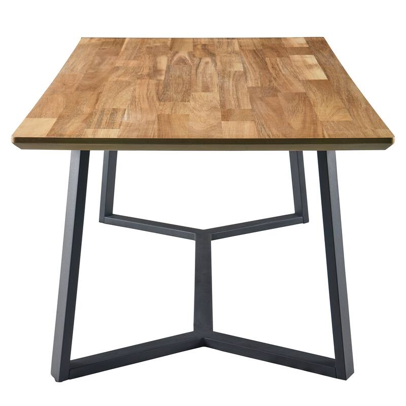 Rectangle Wood Coffee Table with Sturdy Metal Frame Bed Bath & Beyond