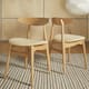 Norwegian Danish Tapered Dining Chairs (Set of 2) by iNSPIRE Q Modern
