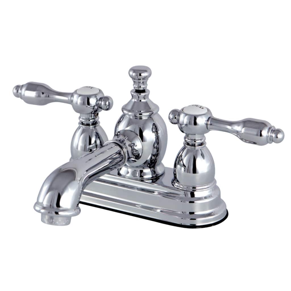 Kingston Brass Tudor Centerset Bathroom Faucet - Free Metal Pop-Up