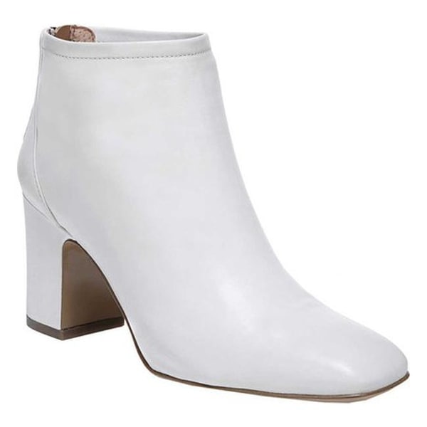 franco sarto white booties