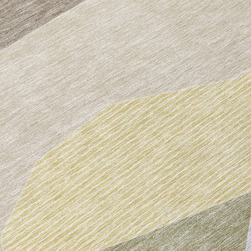 Machine Washable Indoor/ Outdoor Modern Dacono Chantille Rug