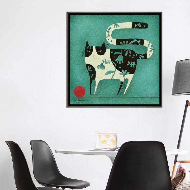 iCanvas "Red Yarn" by Terry Runyan Framed