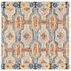 preview thumbnail 4 of 12, SAFAVIEH Handmade Trace Idelette Geometric Wool Rug 6' Square - Grey/Blue - Square
