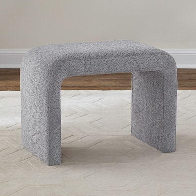 Liberty Furniture Cascade Falls Upholstered Accent Stool - Width 26" x Depth 16" x Height 18"