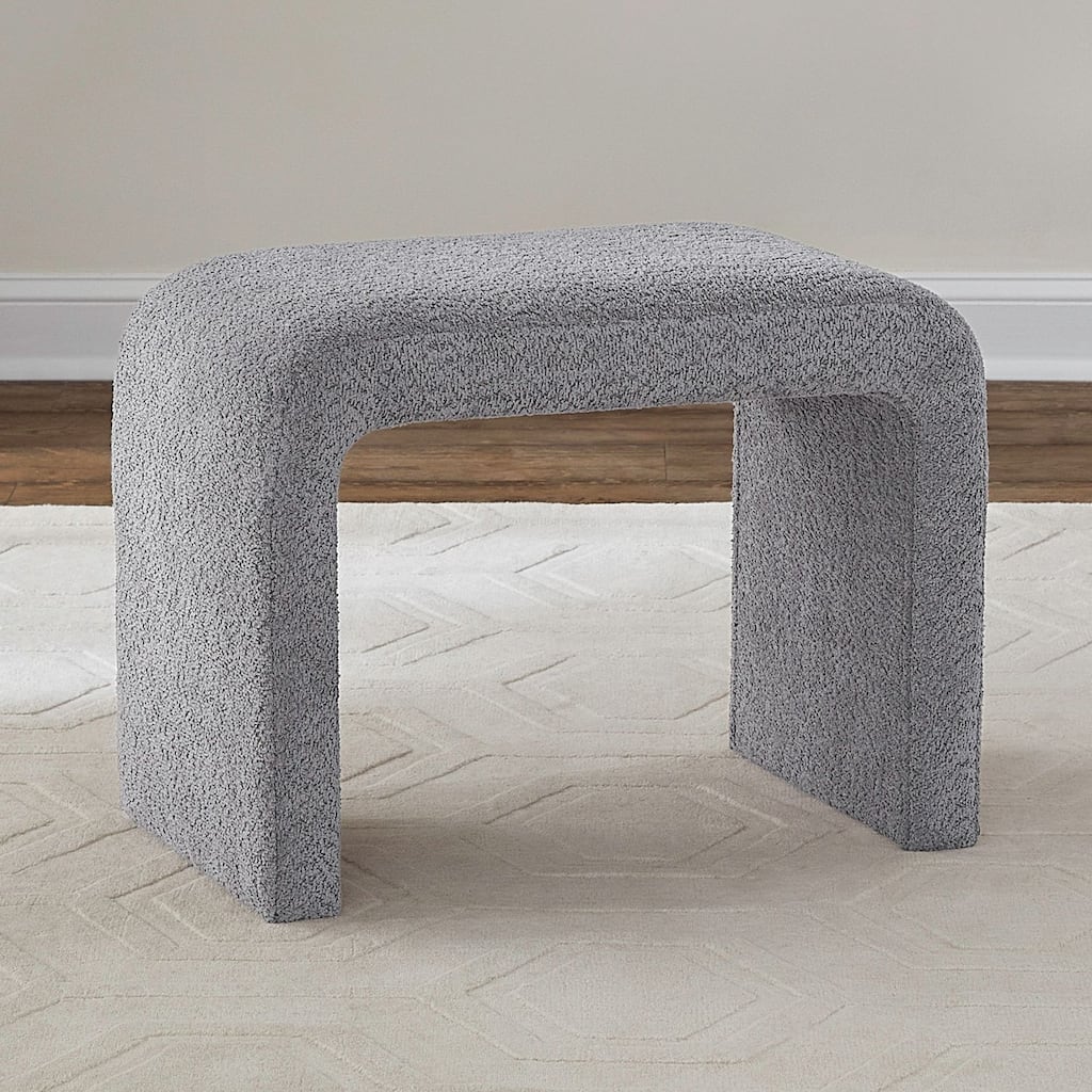 Liberty Furniture Cascade Falls Upholstered Accent Stool - Width 26" x Depth 16" x Height 18"