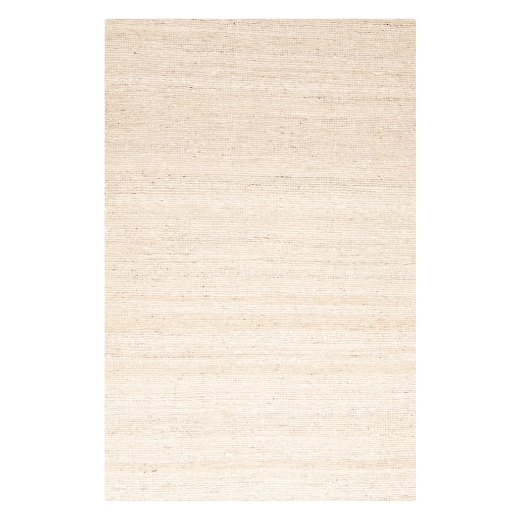 ECARPETGALLERY Braid weave Sienna Cream Wool Rug - 5'0 x 7'10