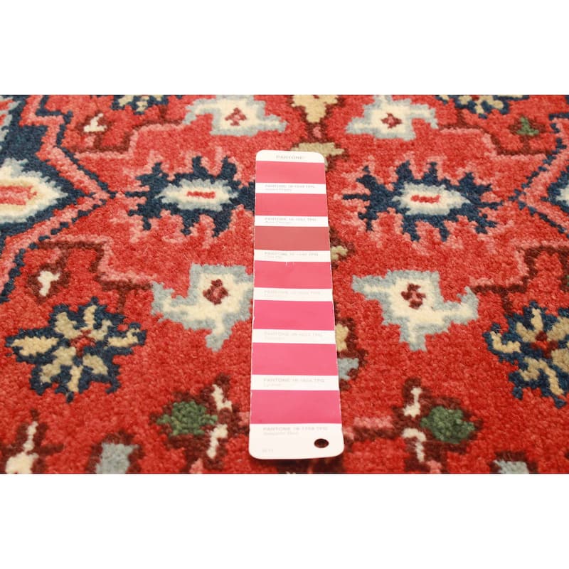 ECARPETGALLERY Hand-knotted Serapi Heritage Red Wool Rug - 2'7 x 12'0