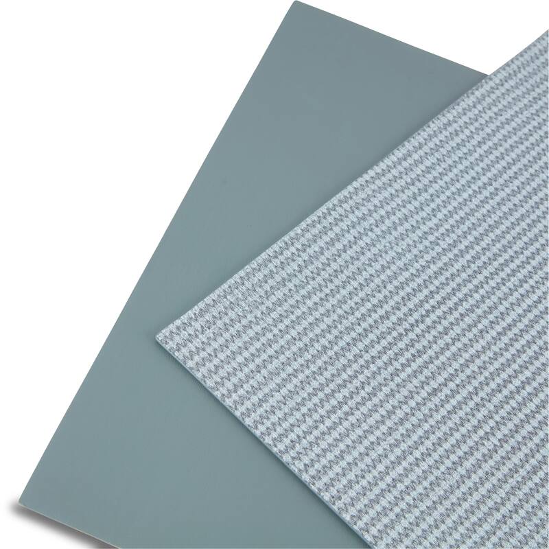 Dainty Home Exeter Premium Vegan Leather Reversible 2 Pattern Rectangular Placemat Set Of 4