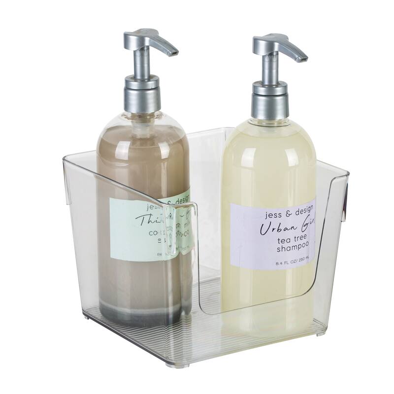 Simplify Square Open Front Organizer in Clear - 7" x 7" x 5.5"