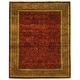 preview thumbnail 1 of 10, SAFAVIEH Couture Hand-knotted Ganges River Shantell Traditional Oriental Wool Rug with Fringe 8' x 10' - Rust/Green - Rectangle