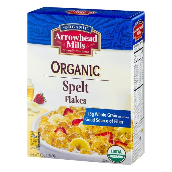 Arrowhead Mills Organic Spelt Flakes - Case of 12 - 12 oz.