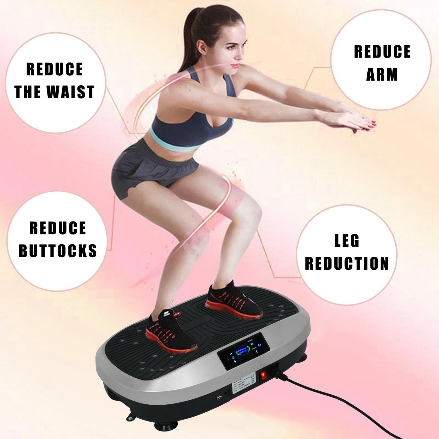 Buletooth Fitness Vibration Plate Exercise Machine For Whole Body Training