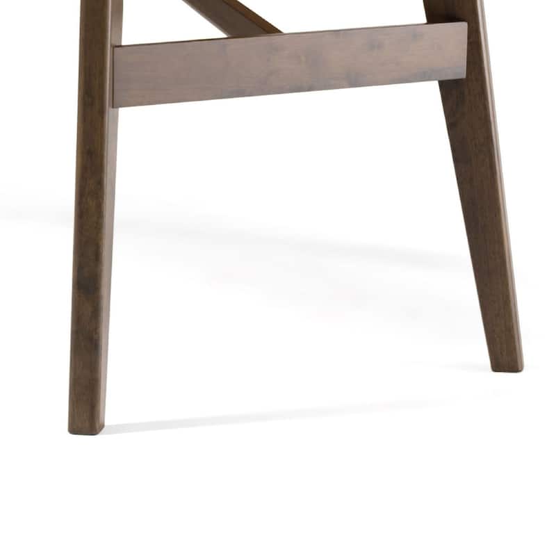 Cid Estele Dining Table, Wenge Brown Solid Wood, Rectangular 95 Inch - Night Wenge Brown