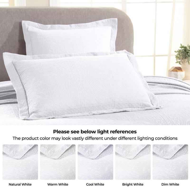 Superior Fleur De Lis Cotton Decorative Bedspread Set