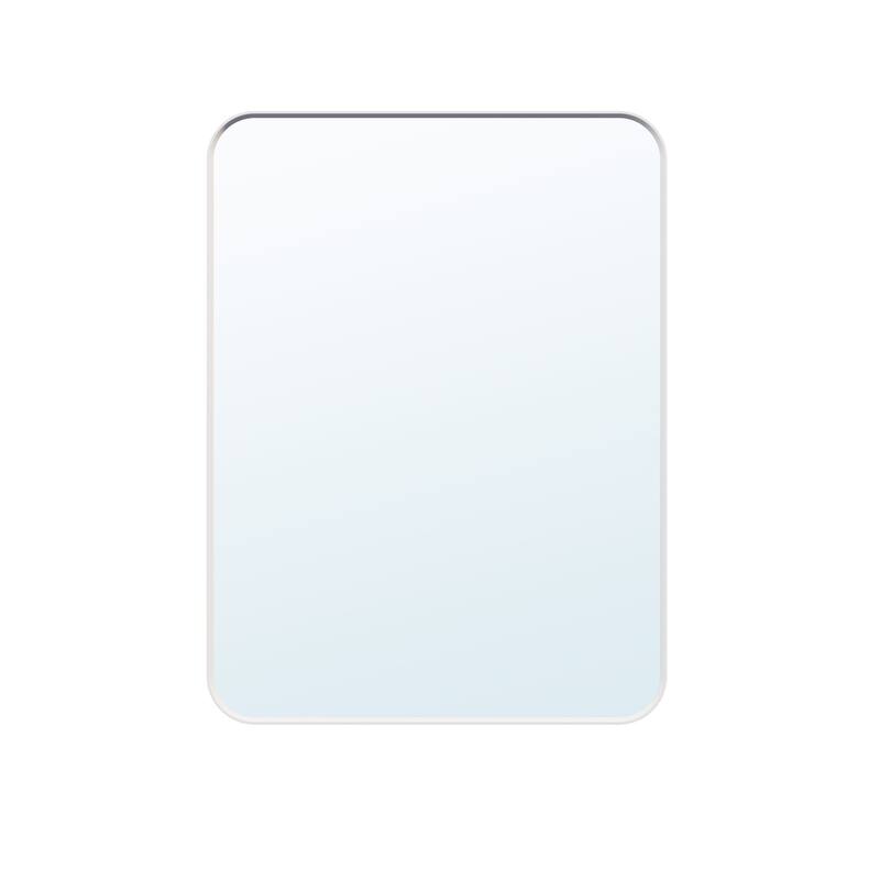 Modern Bathroom Rectangular Wall Mounted Anodized Aluminum Framed Vanity Mirror