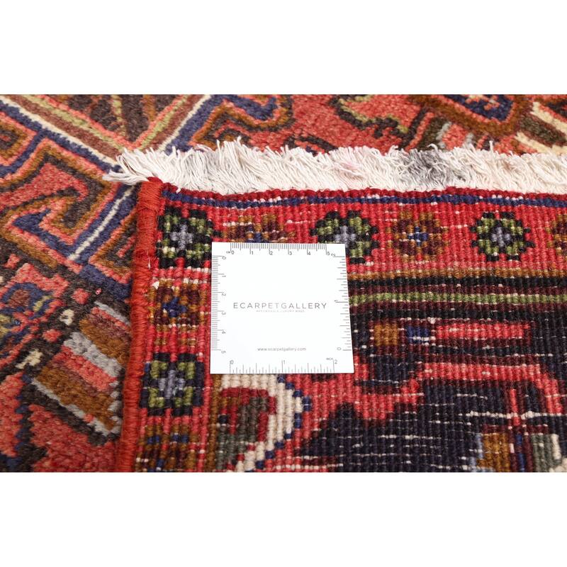 ECARPETGALLERY Hand-knotted Sarabi Dark Red Wool Rug - 6'6 x 9'2