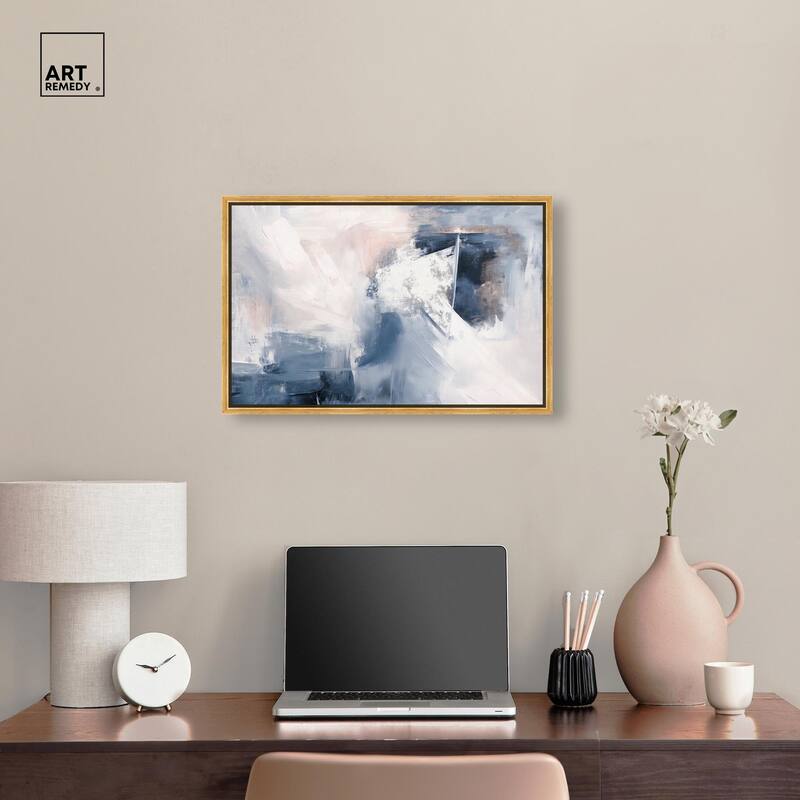Blue Rapture II Canvas by Art Remedy