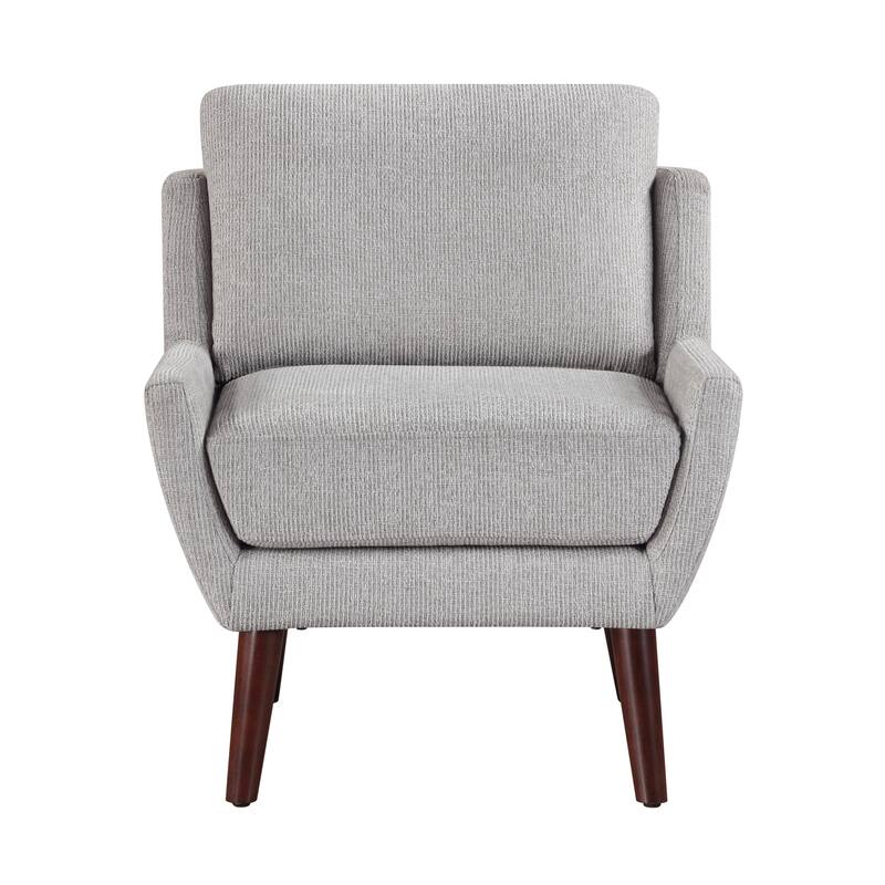 Canyon 26.5" Chenille Accent Chair - Espresso Finish Solid Wood Legs